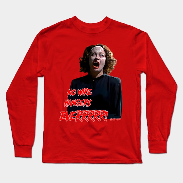 Mommie Dearest Long Sleeve T-Shirt by Camp.o.rama